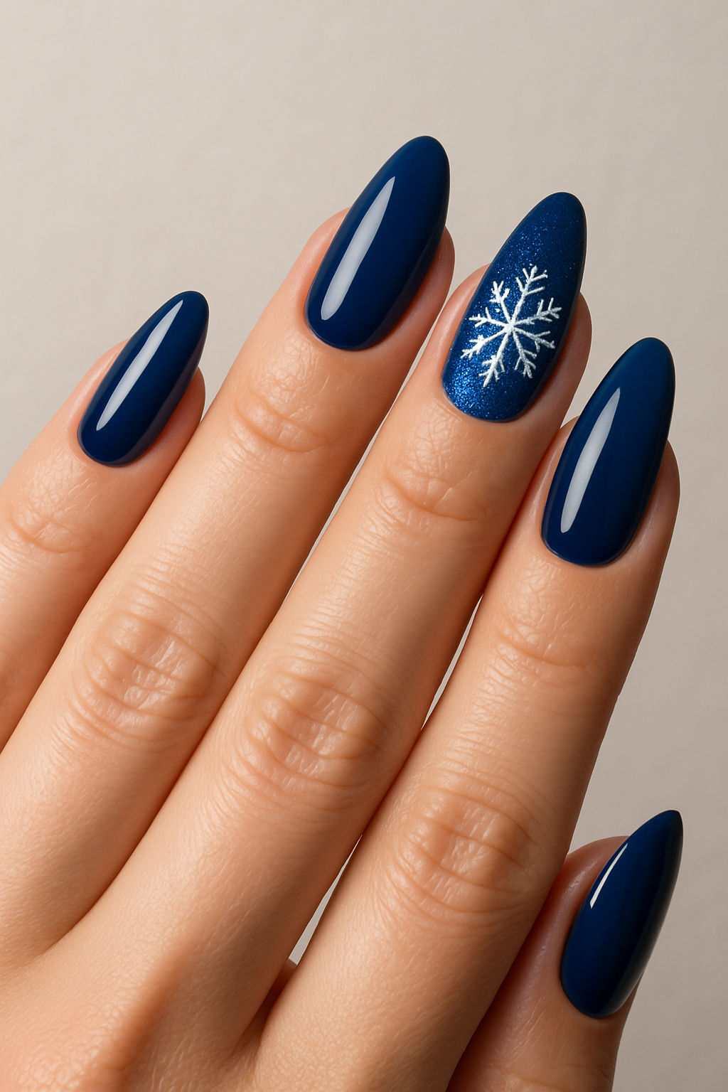4. Blue Christmas Elegance
