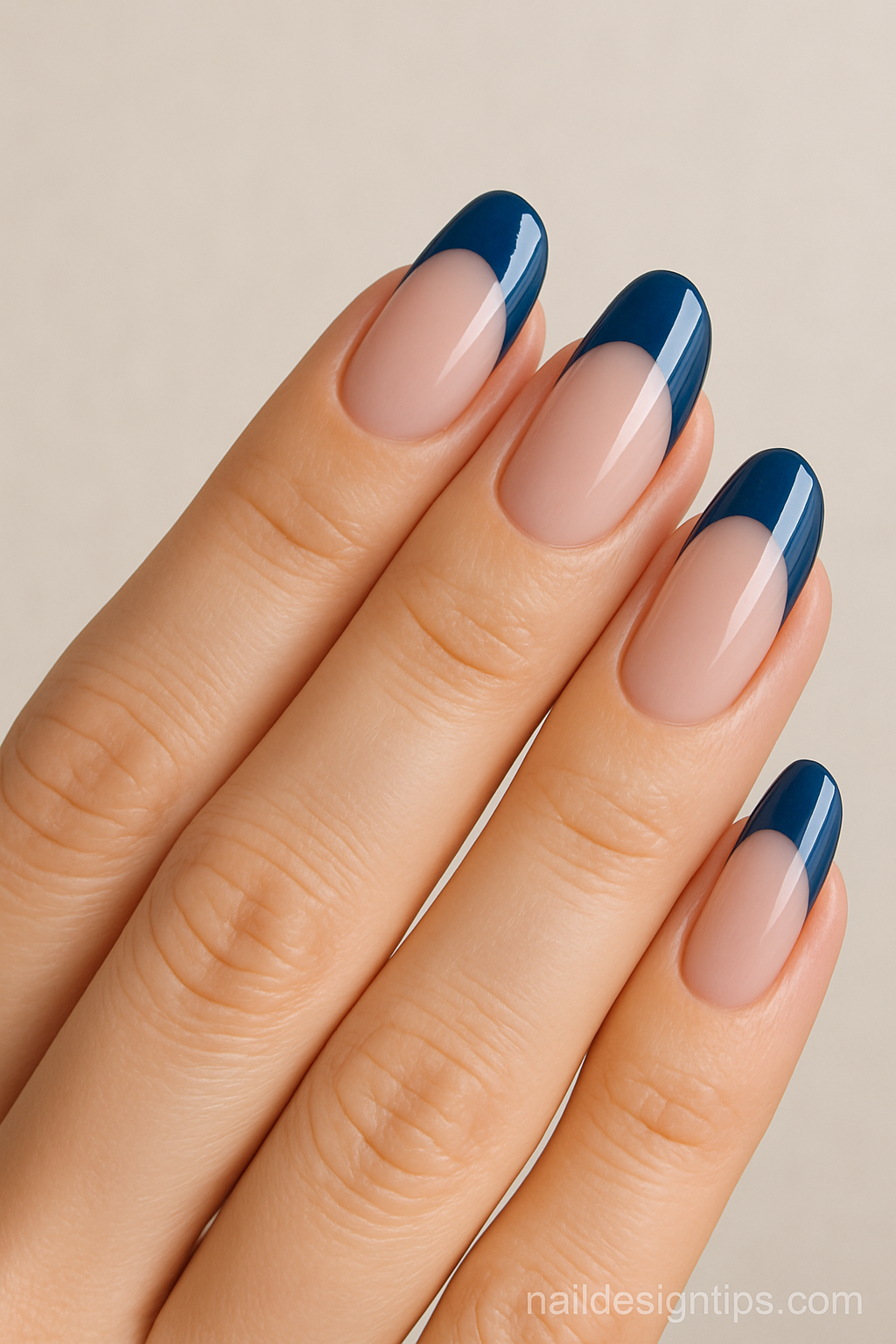 2. French Tip with a Twist