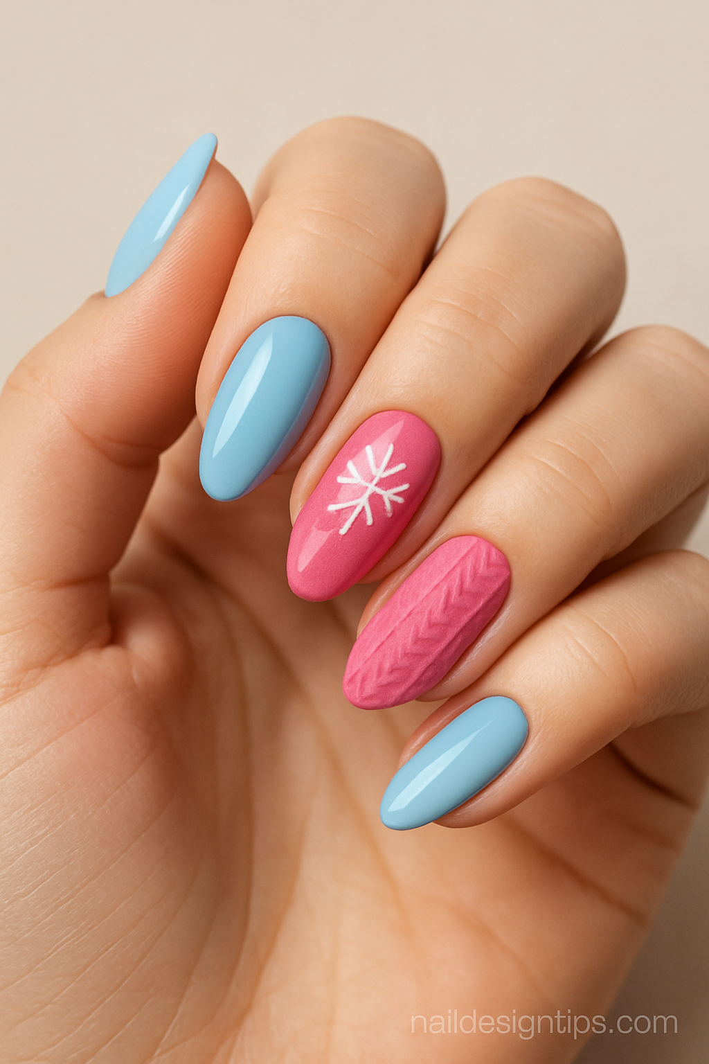 5. Blue and Pink Harmony