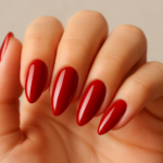 Explore 7 charming almond Christmas nail designs perfect for the holiday season.