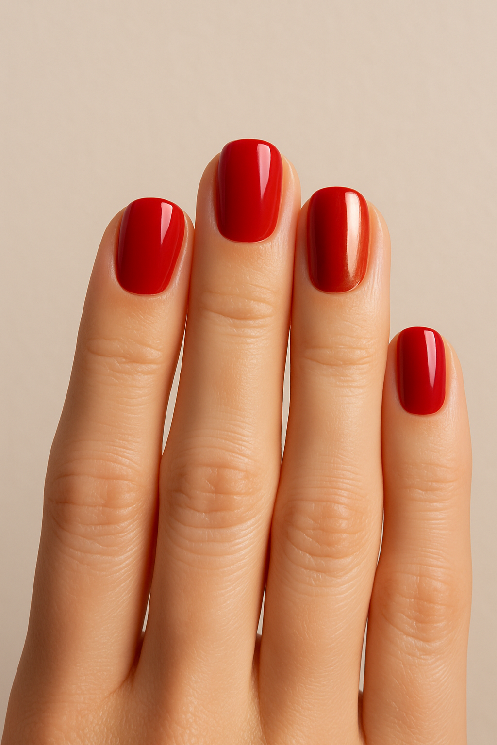 1. Neat Red Elegance