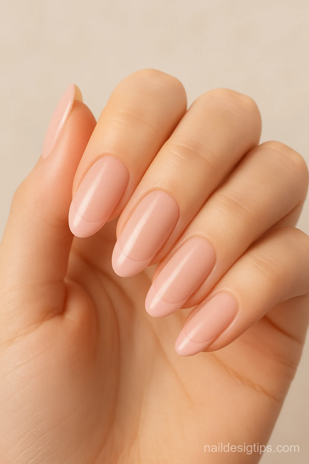 2. Blush Pink French Tips