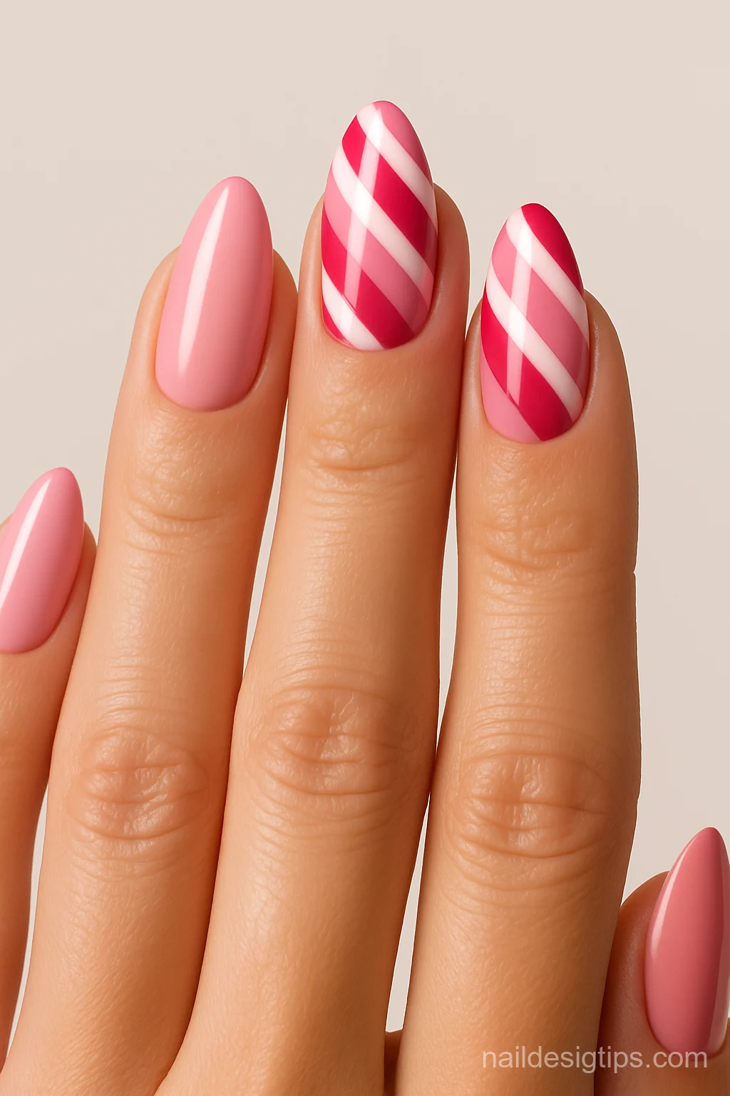 5. Festive Candy Cane Twist